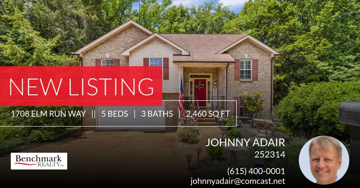 johnnyladair's tweet photo. 📍 New Listing 📍 Take a look at this fantastic new property that just hit the market located at 1708 Elm Run Way in Nashville. Reach out here or at (615) 400-0001 for more information!

Listed by Bridget Ottoh

Johnny Adair 
Bench... https://t.co/Z5fzIbN6jR https://t.co/K5xlcN2O4u