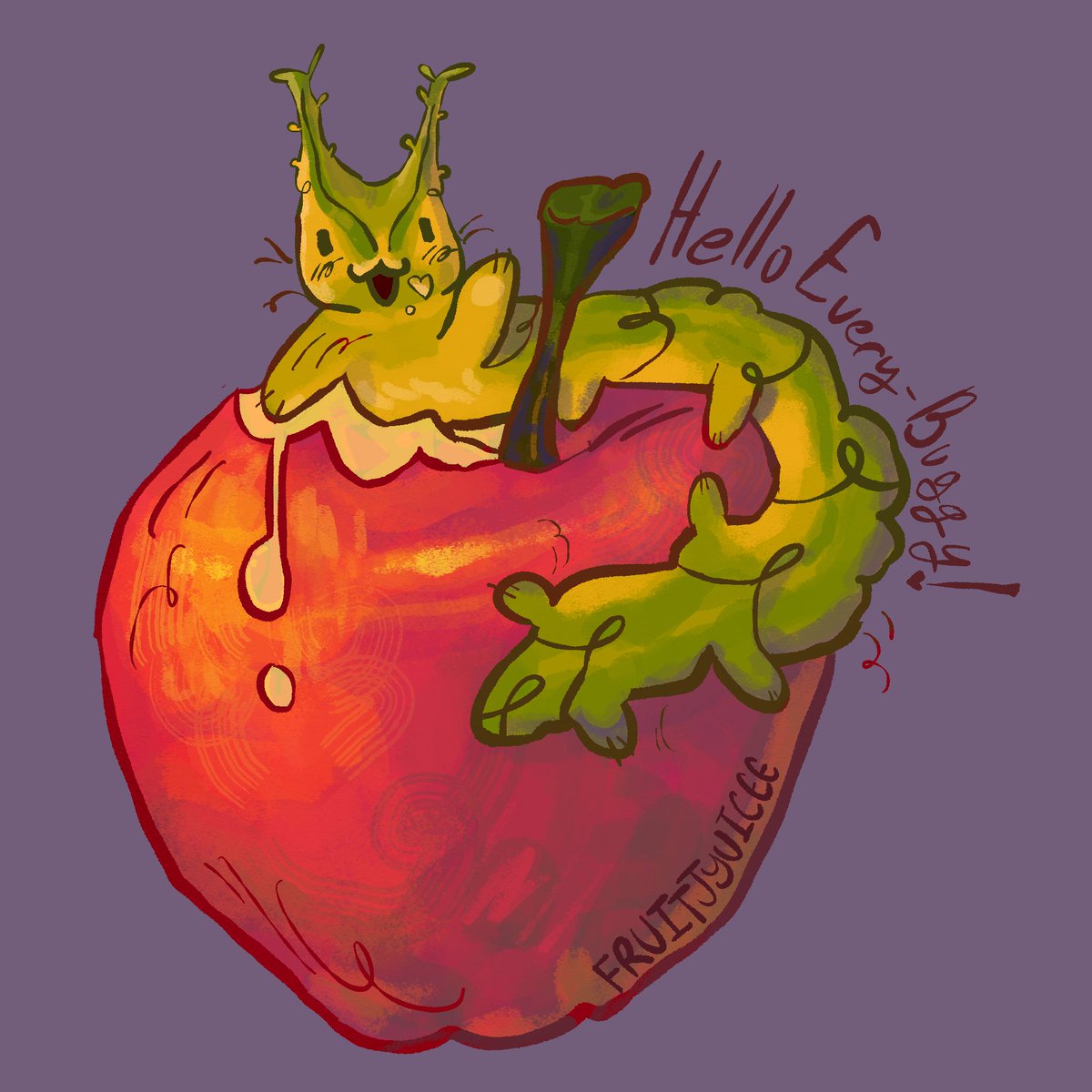 fruitjyuicee's tweet image. A sticker maybeeee #bug