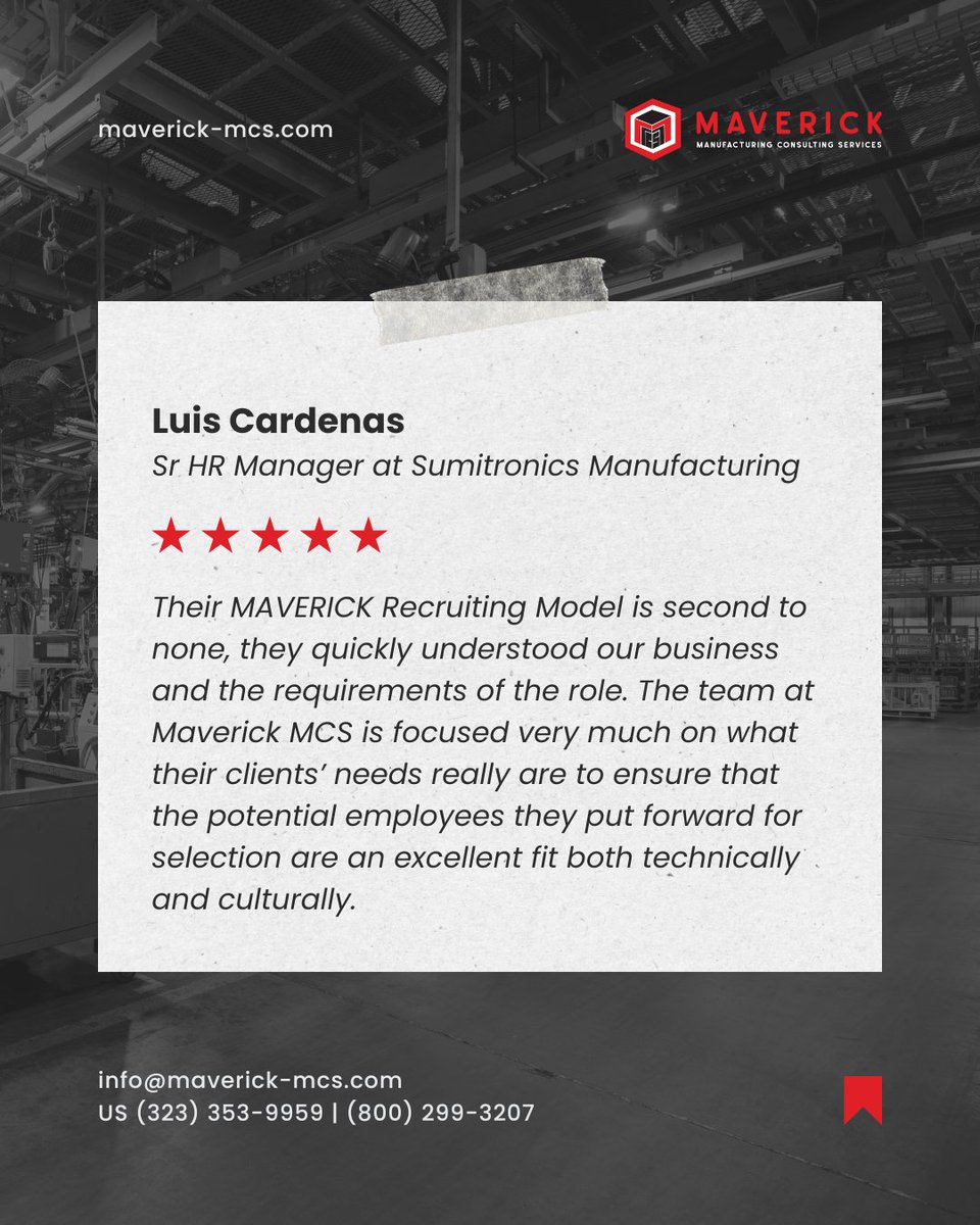 MaverickMCS's tweet image. Building the right team goes beyond filling a role—it’s about understanding the business, the culture, and what long-term success looks like.

📩 info@maverick-mcs.com
🌐 maverick-mcs.com
📞 (323) 353-9959 | (800) 299-3207

 #TalentStrategy #SmartHiring #BusinessGrowth