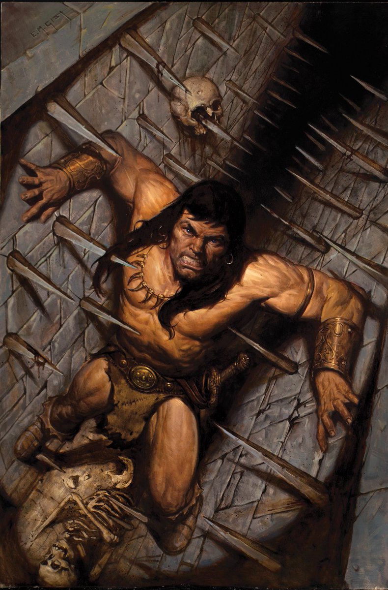 conanbycrom's tweet image. Conan the Barabrian by EM Gist ⚔️ 

#fantasy #conanthebarbarian