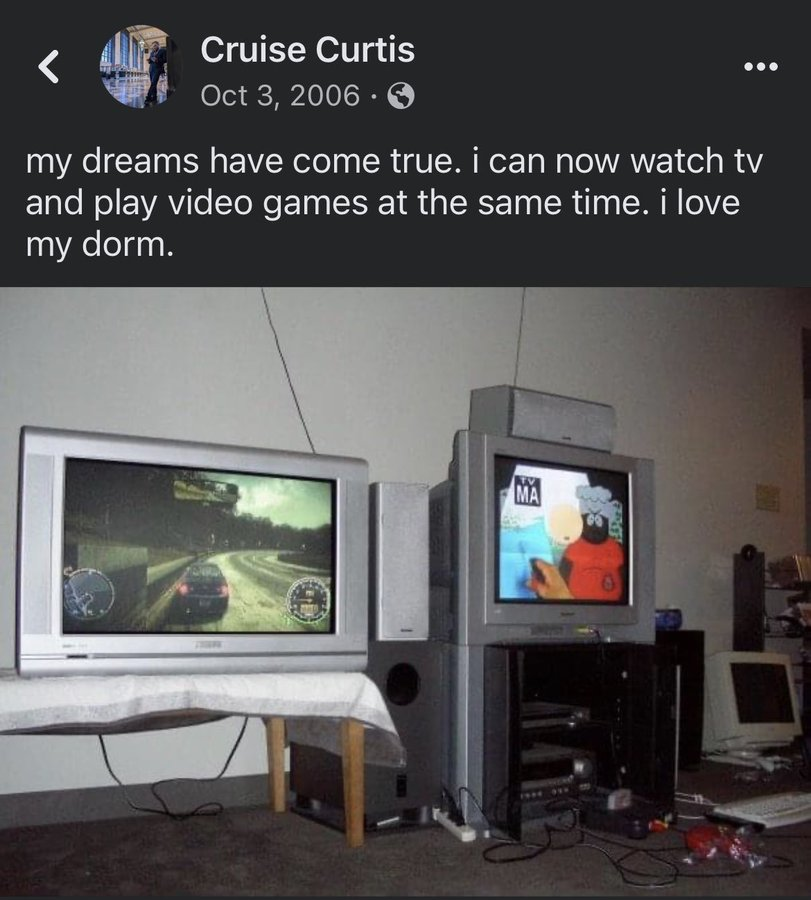 This was once a dream setup