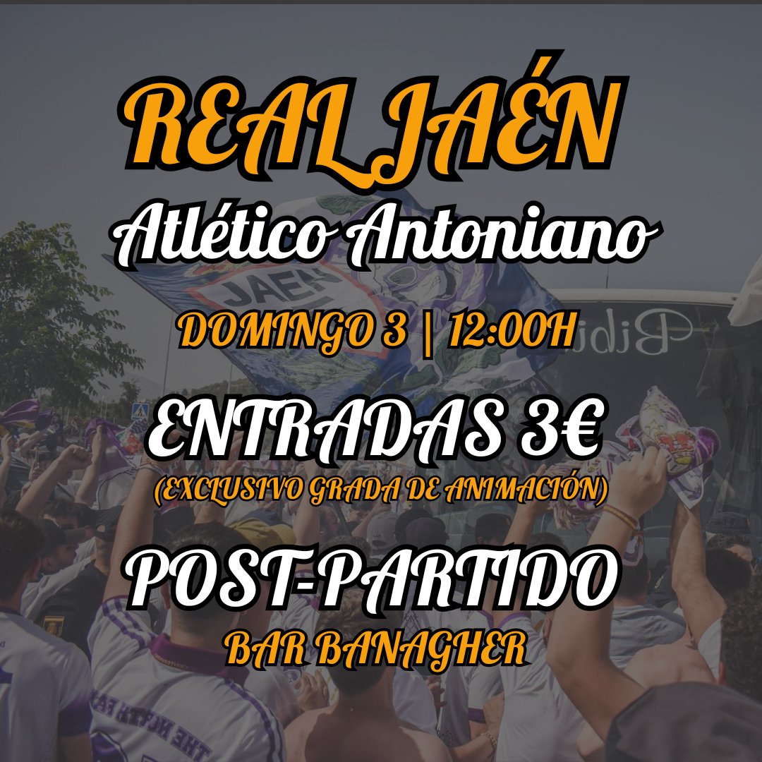 ⌛Este domingo volvemos a soñar con una nueva gesta.

📣Únete al Fondo Norte y anima al equipo por tan solo 3€.