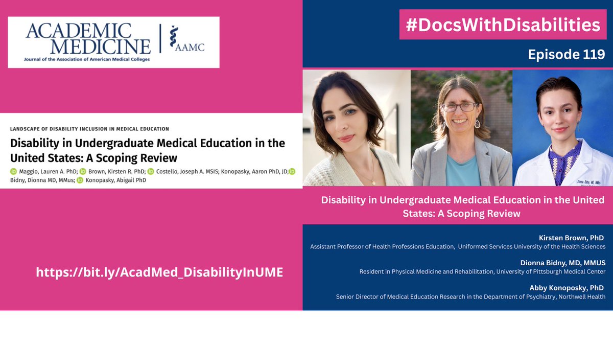 The DocsWithDisabilities Initiative tweet media