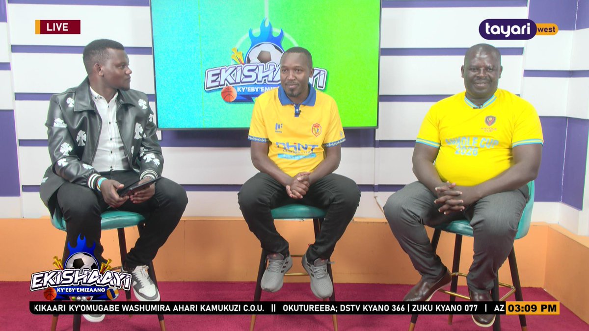 Beckhamsports38's tweet photo. We hosted mbarara city as they keep mobilizing the public for the upcoming @Ankolecup . Twaha Salim in middle and mabaate on your right . The duo highlighted the significance of this edition and how impactful it will be. Wandaz cosmetics have already sponsored 100M prize money https://t.co/OECkMIaLd0