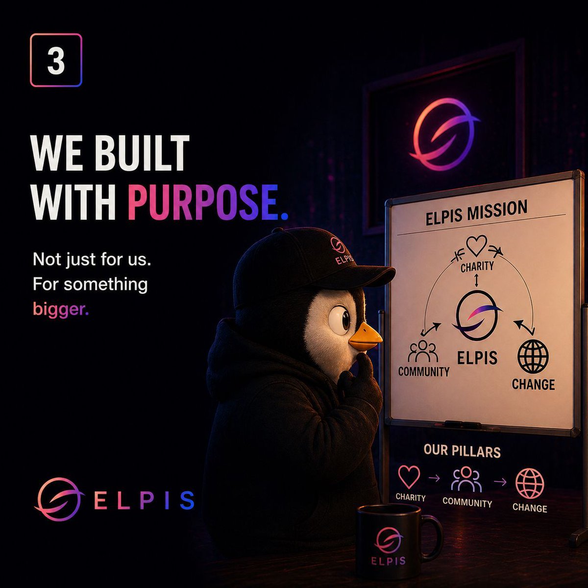 elpis_global's tweet photo. Built to give.
Built to impact.

every step forward means something for someone🔥

#ELPIS #ELPISEcosystem #ELPISMovement #ELPISGlobal #PurposeDriven #CryptoForGood #BuildWithPurpose #CommunityImpact #Web3 #DeFi https://t.co/ocEXxpxbvZ