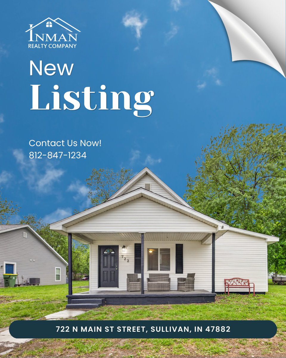 Inman_Realty's tweet image. Stop settling when you can have space, updates, and location all in one 🏠

Fully updated with new roof, HVAC, siding, flooring, and more. Flexible layout for any lifestyle.

See more: inmanrealty.com/d8rd75hy

#NewListing #SullivanIN #RealEstate