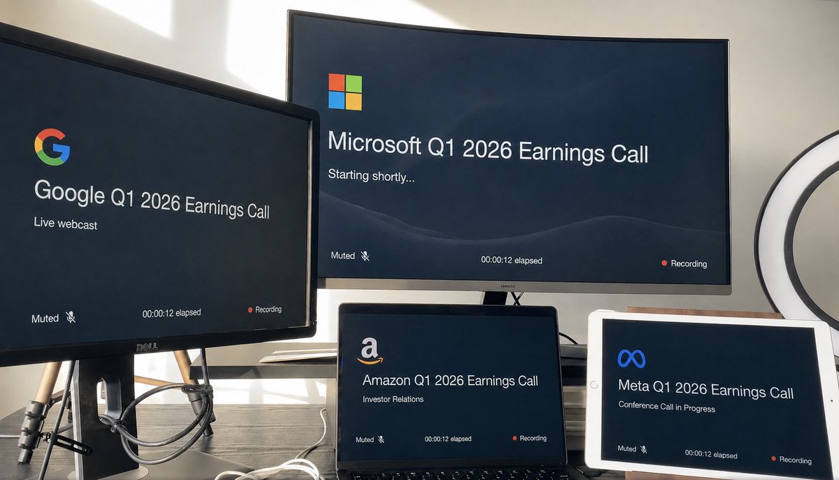NickSabel2's tweet photo. Are you even serious about investing if you're not listening to all 4 calls at the same time? https://t.co/UpkmRTfJ2s