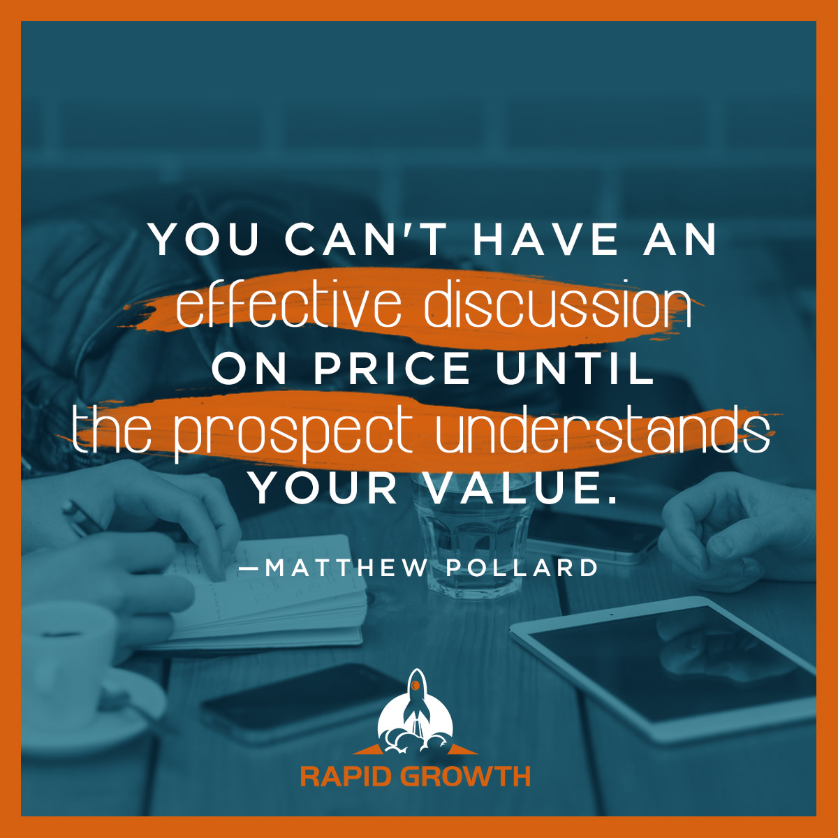 MatthewPollard_'s tweet image. Do prospects disappear when they hear what you charge? Learn why price comes last in the #sales process grow.lk/2O93UFR #smallbiz