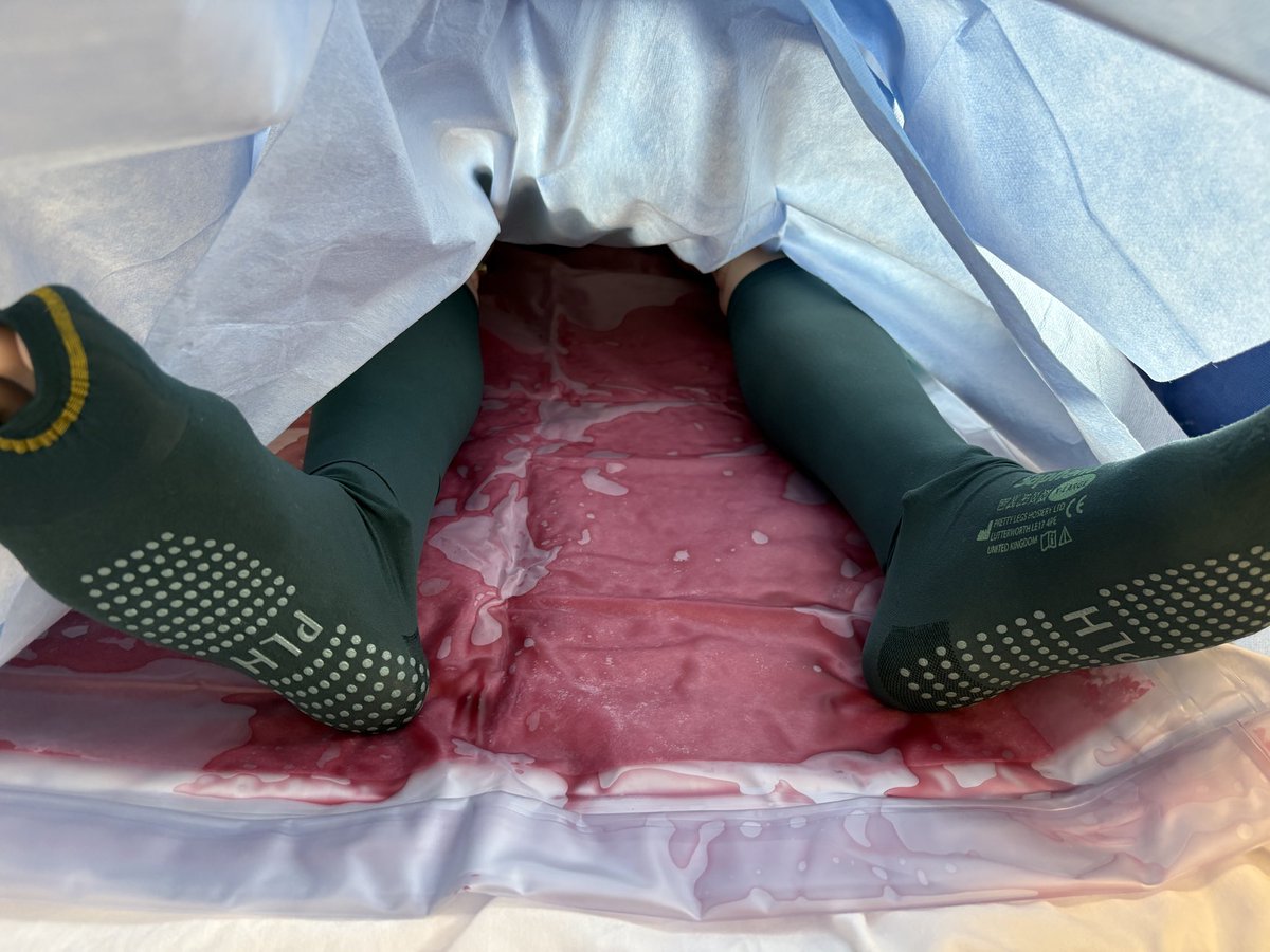 SimMKUH's tweet photo. SimMom - surgical delivery scenario with major haemorrhage+ https://t.co/RdM2YCED0V
