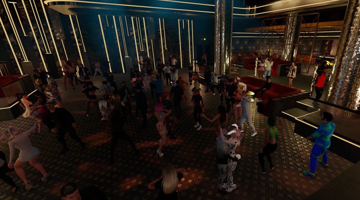 QueenLovesiKing's tweet image. Hyping-out at Nox by RAMAZANOV... amazing live Dj's and room  build...

#3dxchat #3dxchatparty #edm #virtualdjs #3dworld