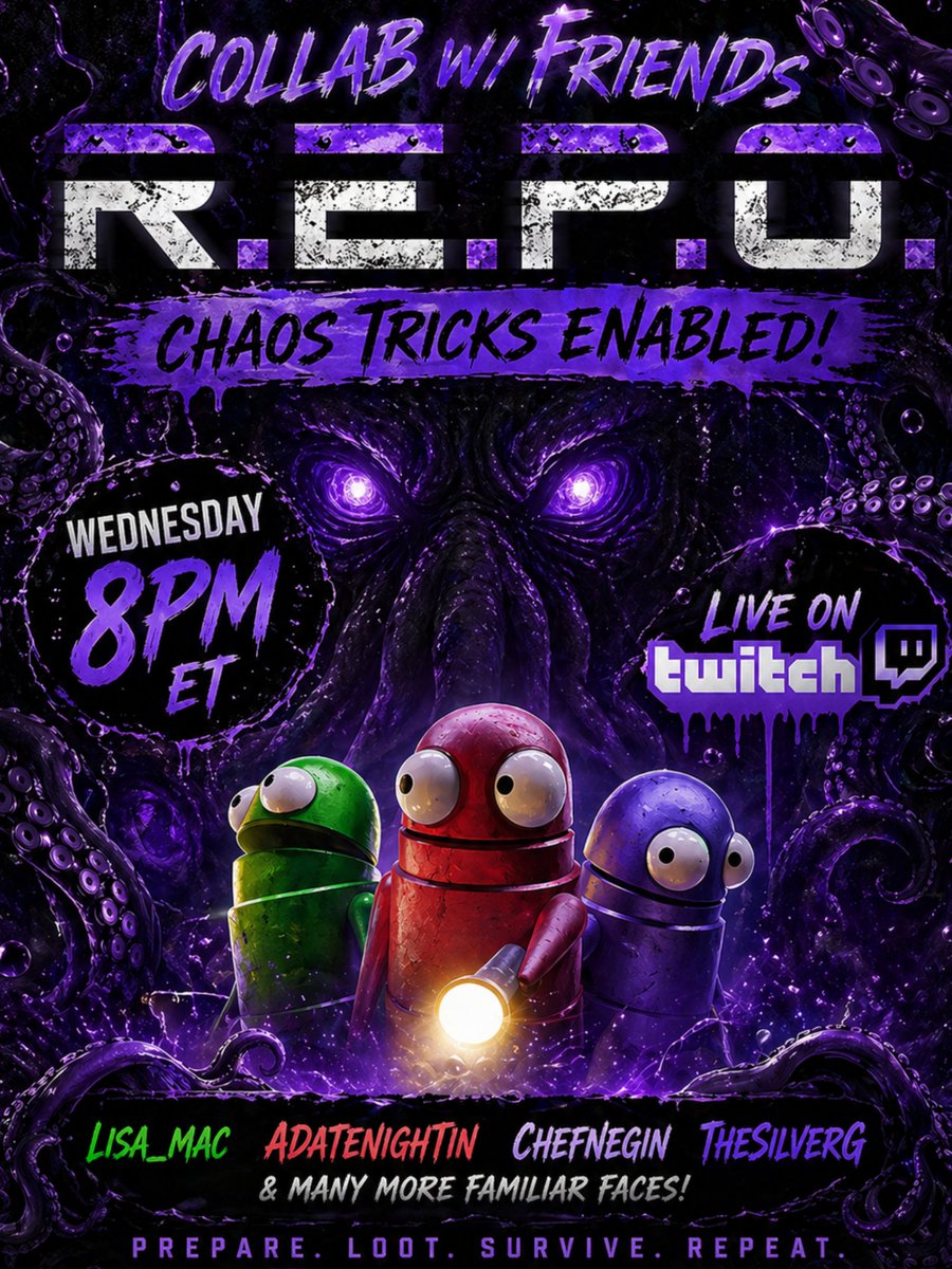 0athyTTV's tweet photo. Tonight we continue Level 18 with the amazing @lisa_mactv @adatenightin @chefnegin asilverg and many more familiar faces! 

Chaos Tricks will be enabled will you help us to the next level or hinder us?! 

8pm ET we will chat for a few before we get going! See ya there! https://t.co/8X09Oau3dE