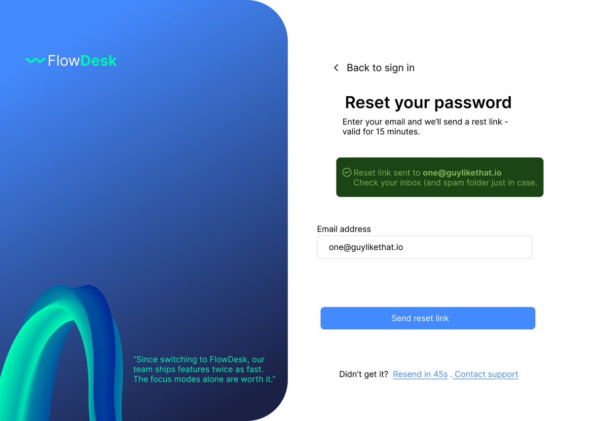 web3daniel_'s tweet image. Day 2 of designing in public: Login flows are where trust starts.  
Tackled a desktop SaaS login for productivity folks: email, password, strong CTA, forgot password, and designed the painful “wrong password” error state to be less painful.  
#ProductDesign #UIDesign