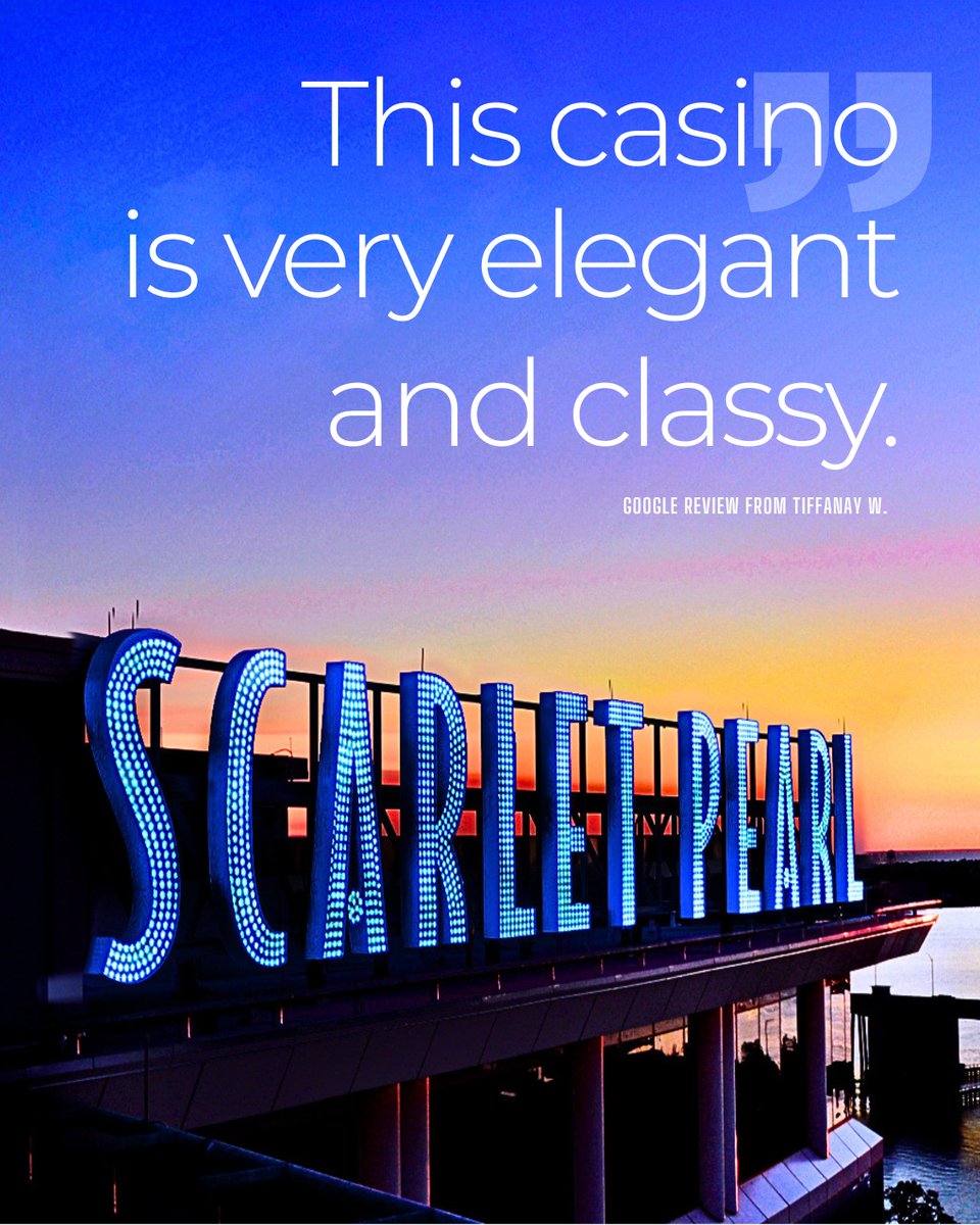 Scarlet Pearl Casino tweet media