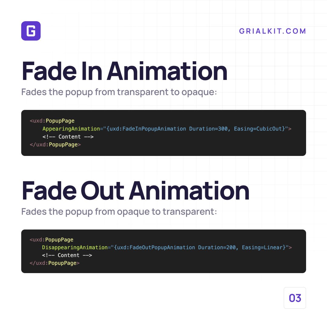 Grialkit's tweet image. Subtle details make the biggest difference in UX. Fade animations provide a seamless transition between states, keeping everything fluid for the users.

Get Grial with the new UXDivers Open-Source Popups library today. 
grialkit.com

#productdesign #uxui #grialkit