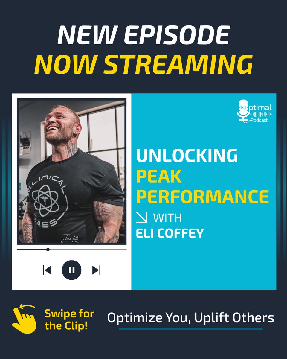 1stoptimalpod's tweet image. Are you training to avoid injury?

Eli Coffey explains why getting stronger in end ranges (deep squats, stretched presses) builds real-world strength and resilience.

Listen on the 1st Optimal Podcast!
Comment “POD” for the full episode!

#StrengthTraining #FitnessTips