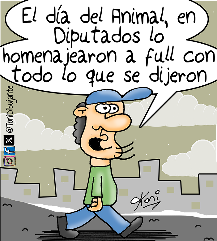 Día del animal #Narigones #Diputados #Adorni #DiaDelAnimal #Animal
