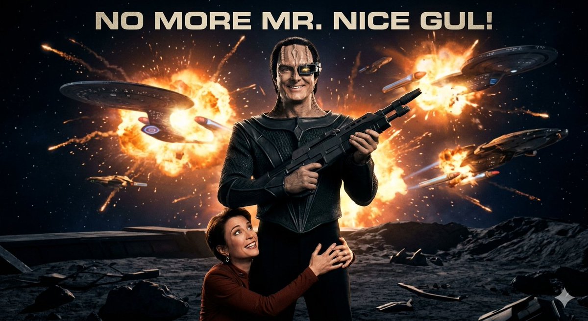 realGulDukat's tweet photo. The Gorn can’t get their act together. They don’t know how to sign a non-Genesis deal. They better get smart soon! President Gul Dukat
#StarTrek 
#Sisko197 https://t.co/WjPWmauyMJ