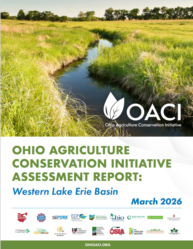 H2Ohio's tweet photo. The 2026 OACI Assessment Report for the Western Lake Erie Basin is available now. It highlights how H2Ohio and Ohio’s farmers are reducing nutrient runoff and protecting Lake Erie against harmful algal blooms.

Read the report: https://t.co/rD8CdYQRcN https://t.co/a2W0j3iysY