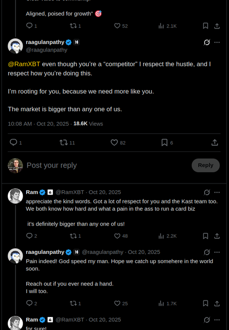 aka_TheAC's tweet image. A competitor, #KASTxyz, built by #raagulanpathy Ex-VP of #circle  in APAC (the company behind $USDC) publicly expressed interest in $AVICI and honored their work x.com/raagulanpathy/…

3/ not only that... (check the next comment 👇)