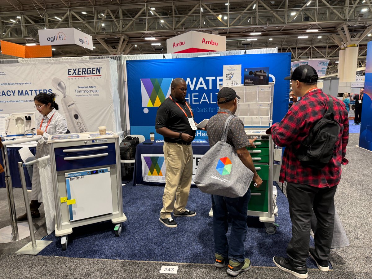 Waterloo_HCare's tweet photo. 🎬 That’s a wrap on #AORN2026 in New Orleans.

We had a strong showing at this year’s Global Surgical Conference &amp; Expo, connecting with perioperative peers and showcasing some of our most advanced cart configurations to date 💯!

#WaterlooHealthcare #AORN #PerioperativeCare https://t.co/WMINFZz3xe