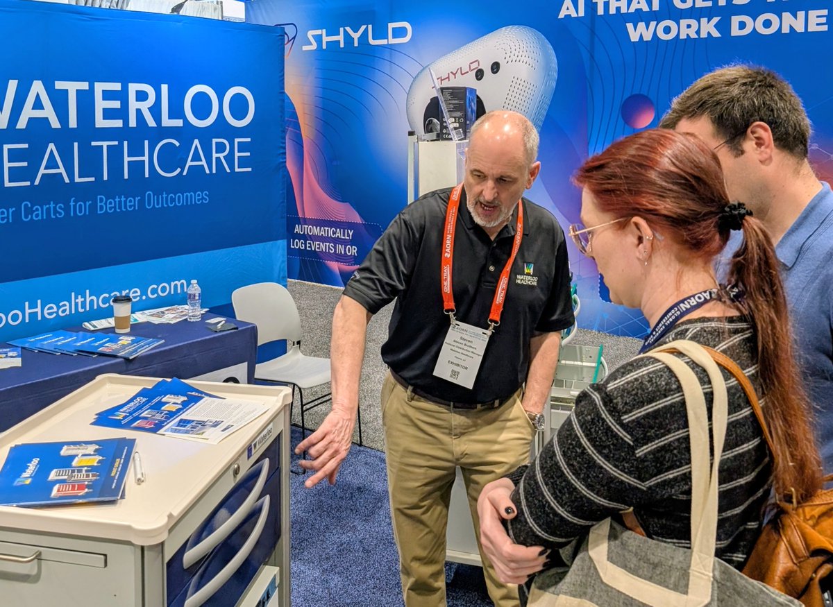 Waterloo_HCare's tweet photo. 🎬 That’s a wrap on #AORN2026 in New Orleans.

We had a strong showing at this year’s Global Surgical Conference &amp; Expo, connecting with perioperative peers and showcasing some of our most advanced cart configurations to date 💯!

#WaterlooHealthcare #AORN #PerioperativeCare https://t.co/WMINFZz3xe