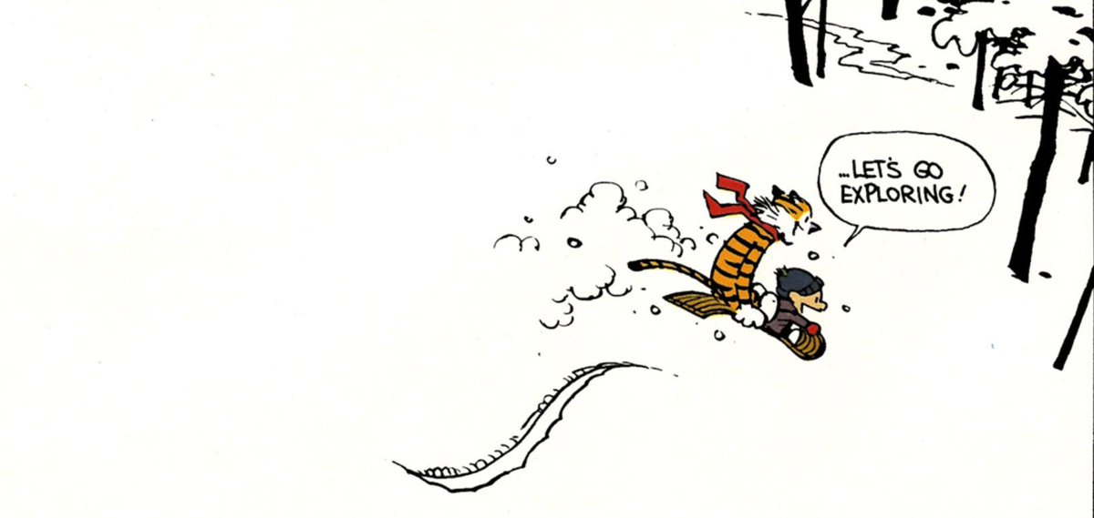 Pela primeira vez nesta bela carreira, traduzi profissionalmente uma tira de Calvin &amp; Haroldo.

(Correu uma lágrima.)

Espero que seja só a primeira.