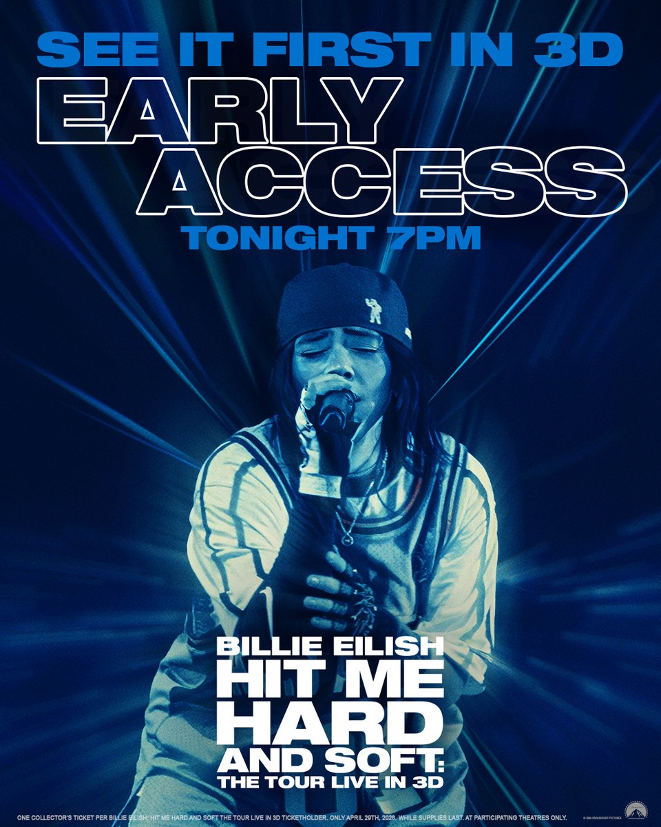 HIT ME HARD AND SOFT 3D MOVIE tweet media