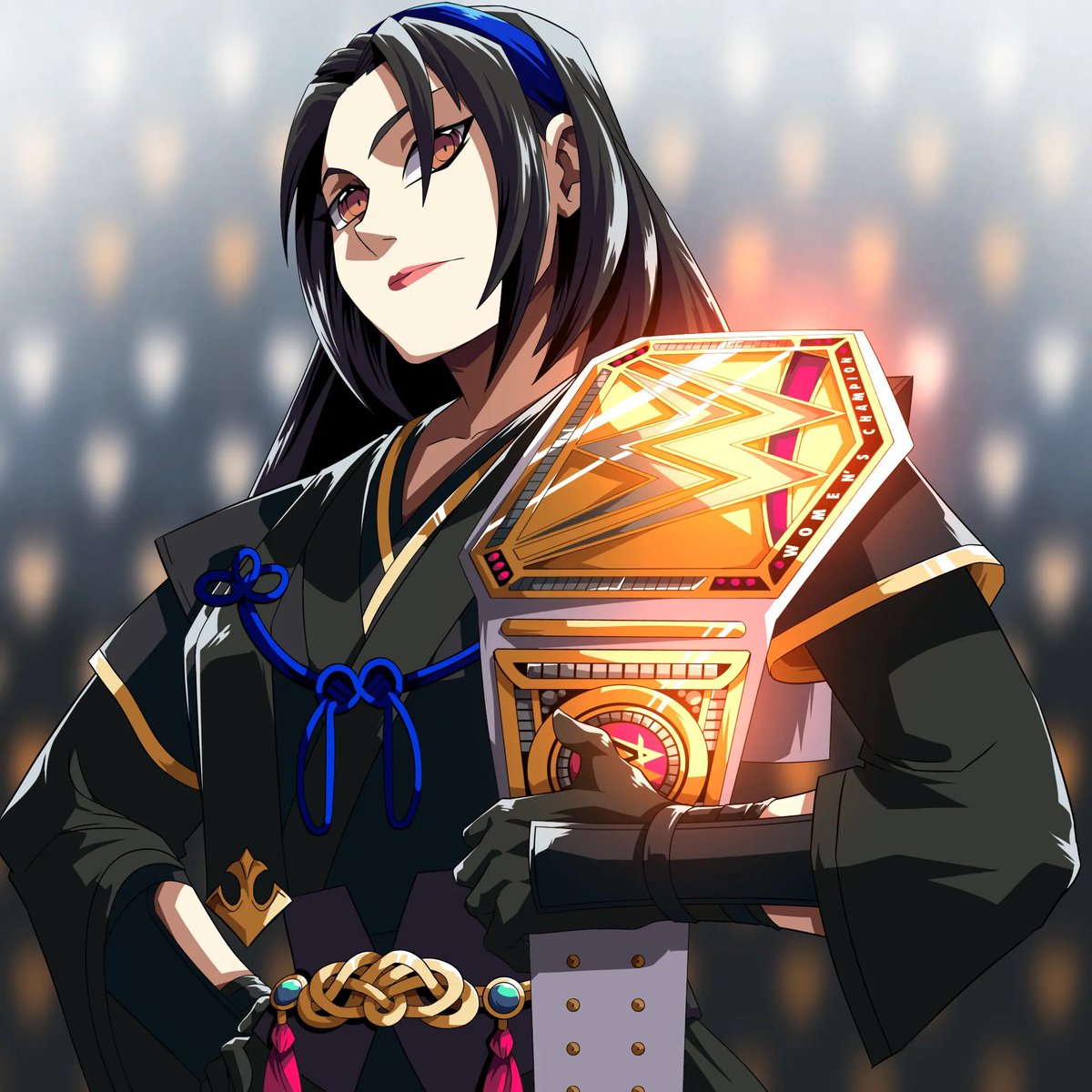 DannyboyV2's tweet photo. Thank you @NorbertoGaetan for doing these amazing commissions for me. I always wanted to see media characters (gaming, anime, comics, ect.) holding wrestling championships in their possession. 😁🔥 https://t.co/XzmJix0Sn0