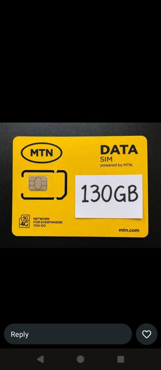 Engrfarads's tweet photo. MTN DATA SIM FOR ROUTER is available 70gb and 130gb for 30days Dm 08107459447
If u don't have the mifi is also available https://t.co/HB0qr4WXfm