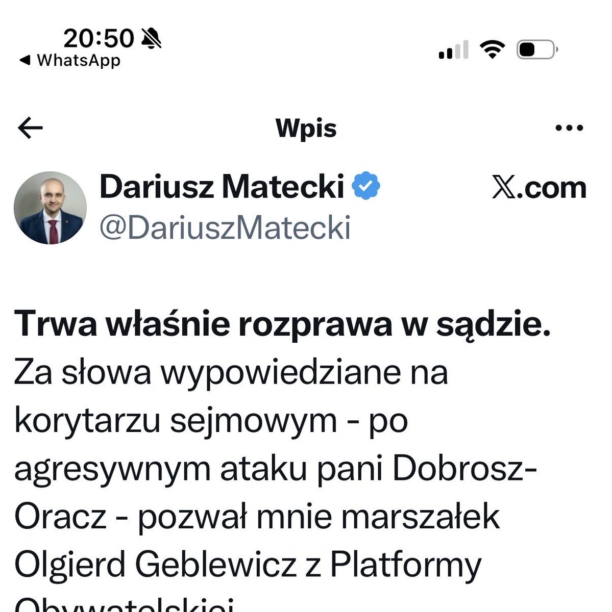 Olgierd Geblewicz tweet media