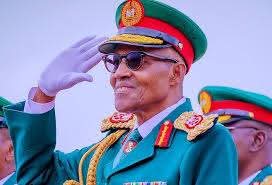 Amblojiggy's tweet image. Late President Muhammadu Buhari GCFR  in Nigeria Armed forces ceremonial dress. 

Guess his rank in Army, Navy and Airforce 

#nigerianmilitaryfact 
#DidYouKnow 
#nigerianmilitaryhistory