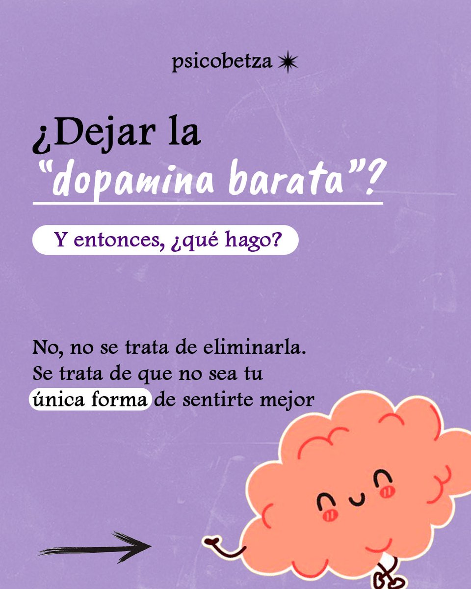 Psicobetza's tweet photo. La dopamina es un neurotransmisor clave que ayuda a regular varias funciones ejecutivas en personas neurodivergentes. Especialmente en el TDAH hay un ‘craving’ o necesidad más intensa de obtener dopamina, no siempre de la manera más sana. https://t.co/GDPC9VFhFh