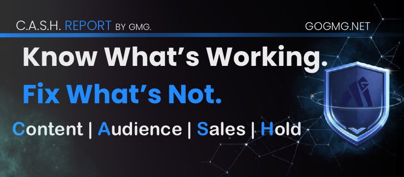 GoGuerrillaX's tweet photo. New banner. Same mission.

Stop guessing.
Start growing.

Built for clarity.
Powered by data.

Run your C.A.S.H. Report. https://t.co/xboIkjVJ6R