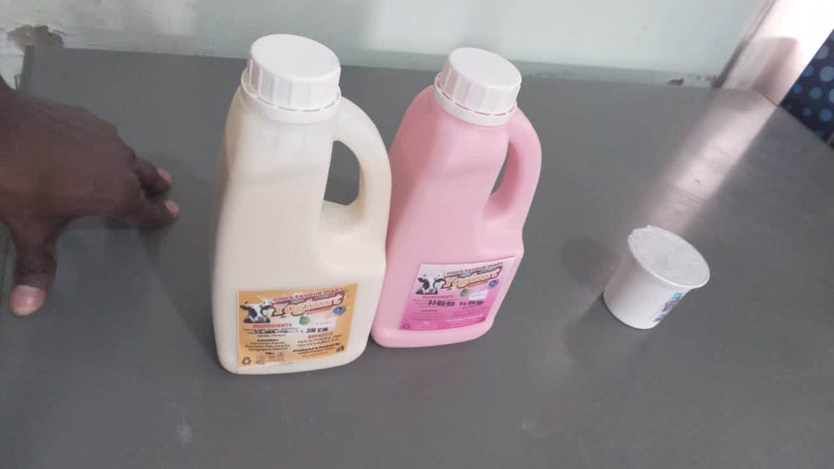 Yoba4Life's tweet photo. In Karwenyi- Kyegegwa District, Apollo &amp; Geoffrey partners to produce God’s Favour probiotic yoghurt. From UGX 2.6M as capital to UGX6M as profit in just 2months. An example of how partnership &amp; the Yoba For Life's approach are transforming livelihoods through probiotic yoghurt https://t.co/Gi8X2307MI