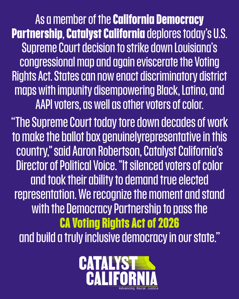 Catalyst California tweet media