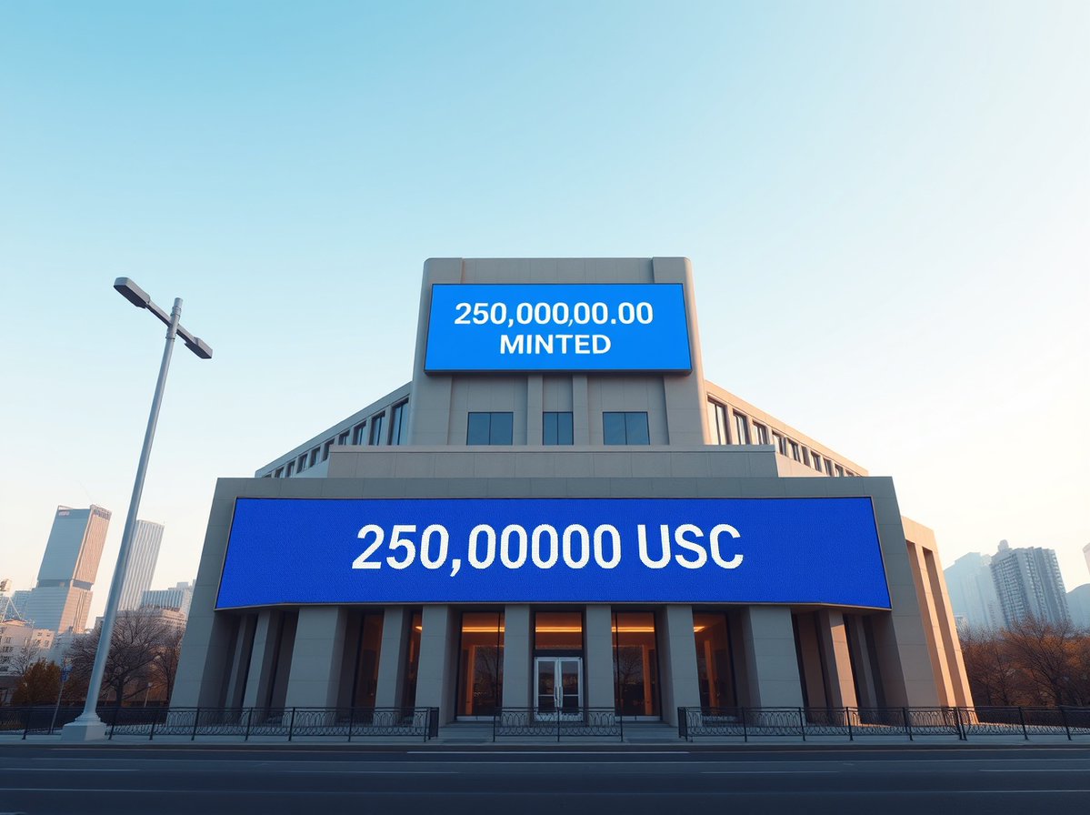 ItsBitcoinWorld's tweet image. The cryptocurrency market witnessed a significant liquidity event on , as blockchain tracking service Whale Alert reported the minting of 250 million USDC at the USDC Treasury. #Circle #Cryptonews #DeFi #Stablecoin #USDC
bitcoinworld.co.in/250-million-us…