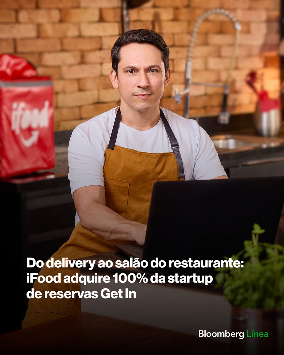 BloombergLineaB's tweet image. Do delivery ao salão do restaurante: iFood adquire 100% da startup de reservas Get In. Saiba mais: bit.ly/4eRXYio

#tech #tecnologia #delivery #startup #empresas