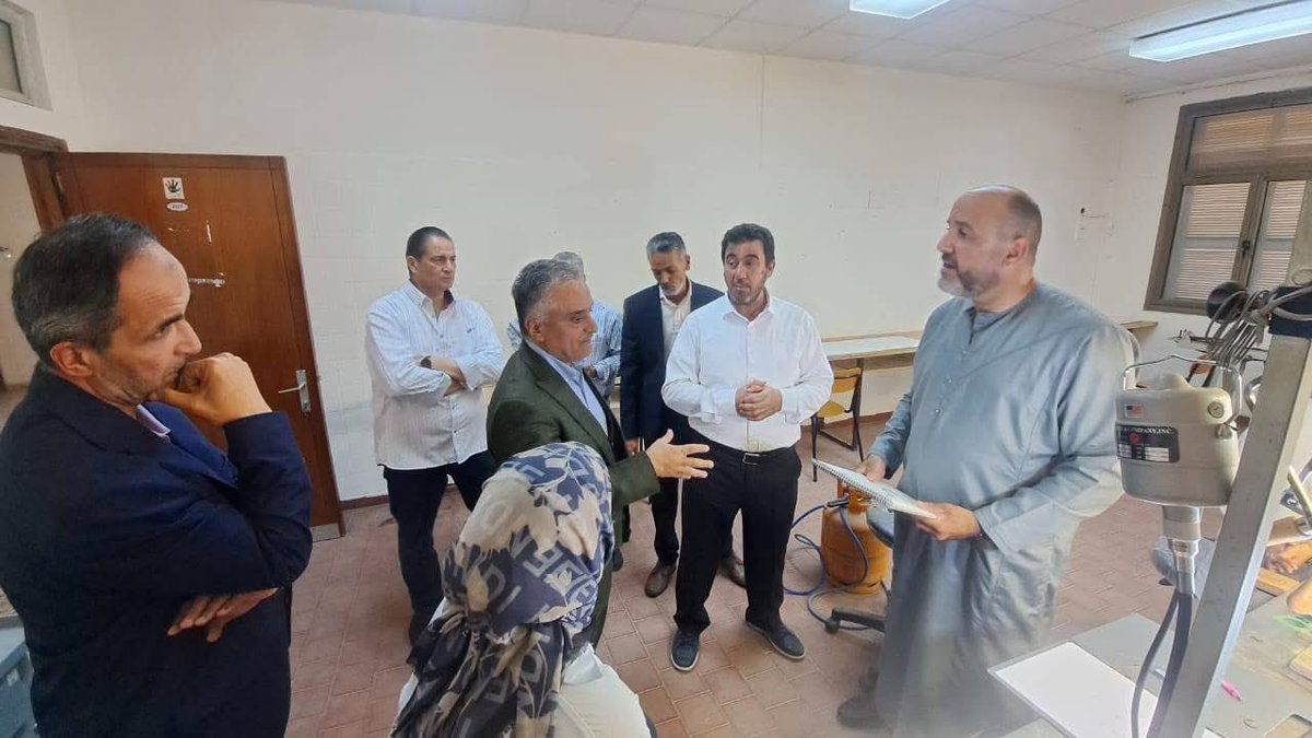 Bina_program's tweet photo. برنامج بناء للتنمية المستدامة: ملتزمون بمساندة ودعم طلبة المعهد العالي لتقنيات الفنون وتمكينهم من تحقيق طموحاتهم
مدير عام البرنامج السيد مصطفى الساقزلي في زيارته للمعهد لبحث سبل إطلاق برامج تعاون مشتركة تسهم في دعم الطلبة وتطوير مشاريعهم التقنية، بما يعزز قدراتهم الإبداعية . https://t.co/s1g16B1a2E