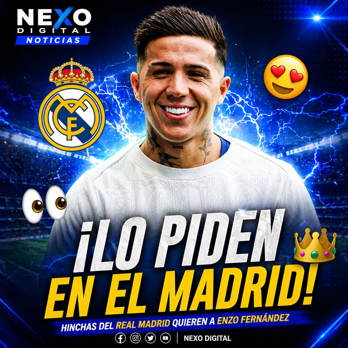 nexodigital_ec's tweet image. 🚨😱 ¡LO PIDEN YA!

Enzo Fernández estuvo en Madrid 🇪🇸 y los hinchas del Real Madrid fueron claros:

🤍 “TE NECESITAMOS”

🔥 ¿Se viene fichaje bomba?

#RealMadrid #EnzoFernandez #Chelsea