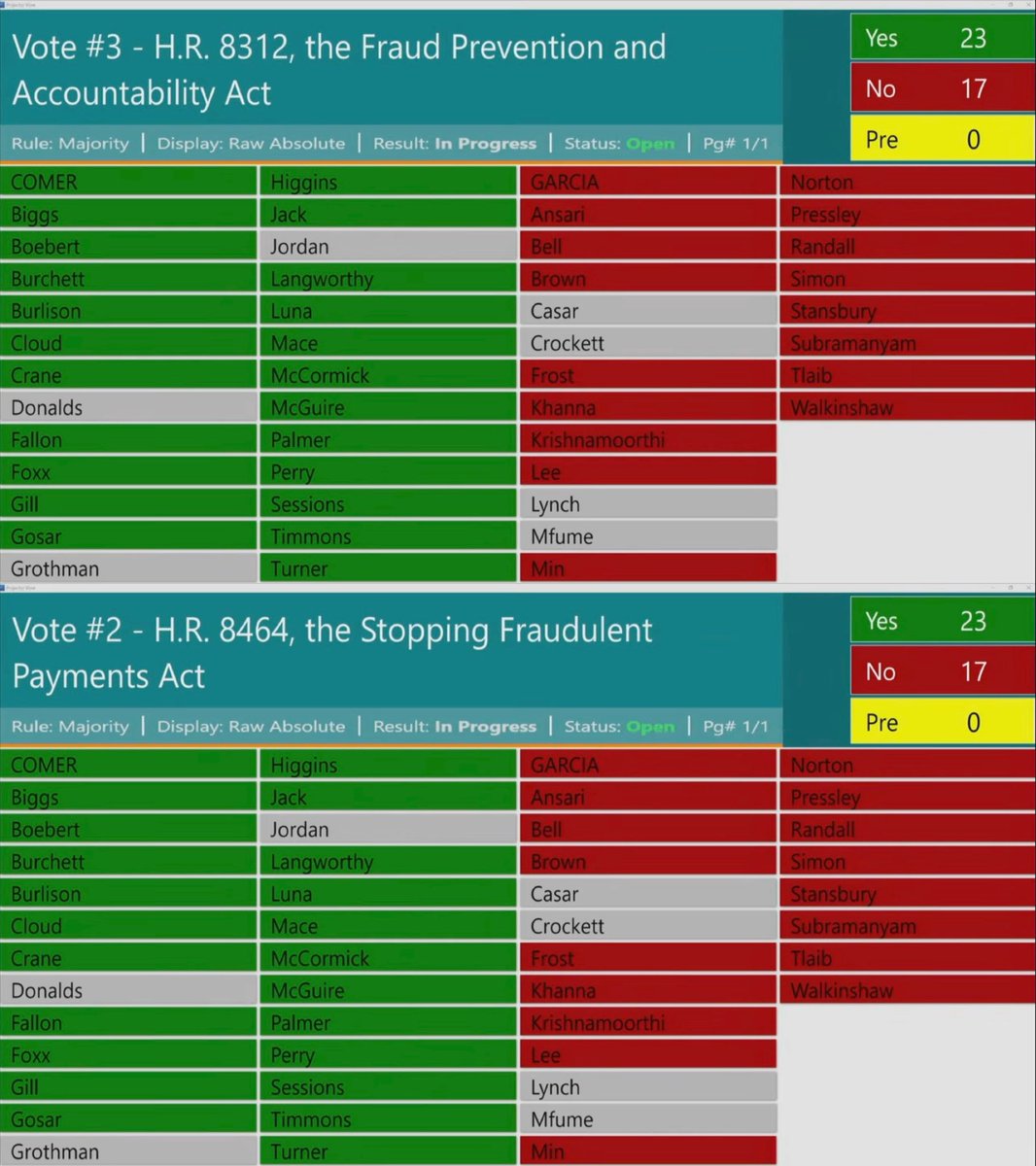 Oversight Committee tweet media