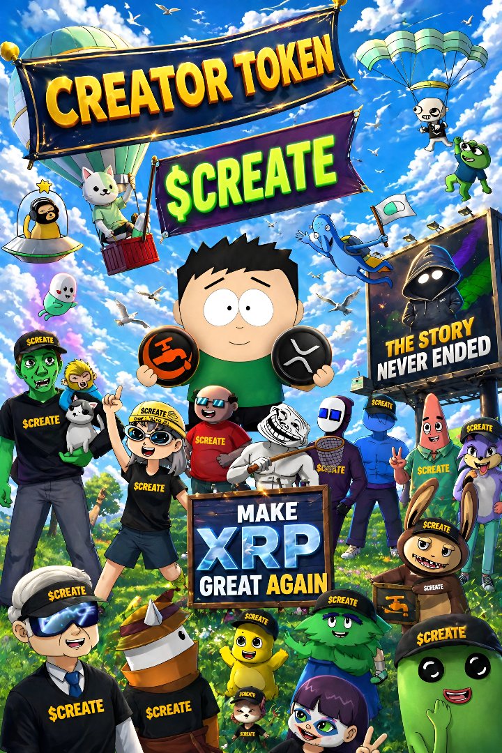 Present by me🔥 <a href="/CreatorTokenXRP/">Creator Token</a> 

My Wallet : rPPJrLVMEshuUfmPJXB6RKkqDTPrP22An7

1/ Creator Token $CREATE is emerging as a fresh narrative inside the XRPL ecosystem — where speed, low fees, and native DEX access give projects a real edge. Built on XRP Ledger ⬇️