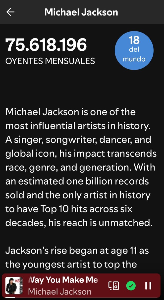 FiniMu's tweet photo. #MichaelJackson #Spotifymichaeljackson #Spotify https://t.co/xhHbcsjgze
