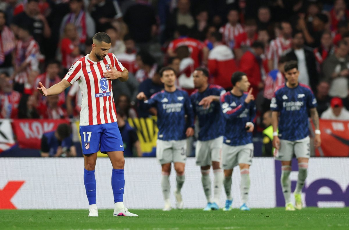 estoenlinea's tweet photo. #Champions 🏆 #UCL
45'⏱️ ¡Nos vamos al descanso! Con un gol de pena de Gyökeres, el Arsenal se va con ventaja al medio tiempo.
🔴 #ATLM 0️⃣ 🆚 1️⃣ #Arsenal ⚪
🔴EN VIVO 👉 https://t.co/UnROOcKdSf https://t.co/WcjFtXcq0T