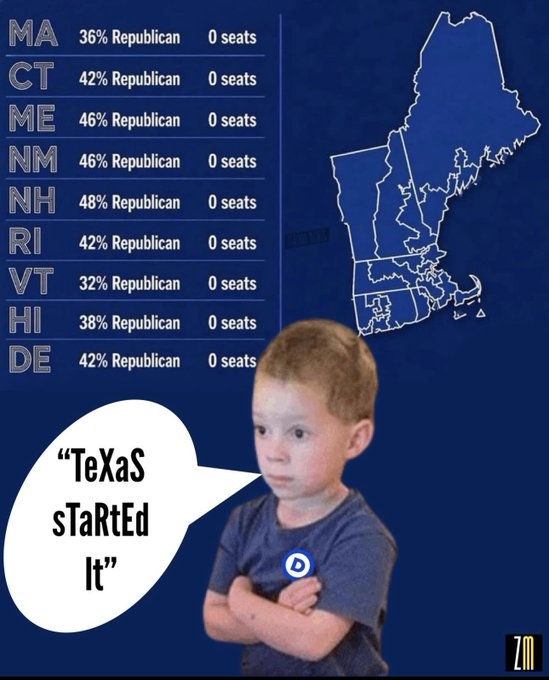 gregnmitchell's tweet photo. @MAGAVoice Hey you fcking POS @BarackObama can you please explain to everyone how these states are not gerrymandered? How is it possible that 0 Republicans are represented in so many states? How about STFU! https://t.co/m1dZZfPwJK
