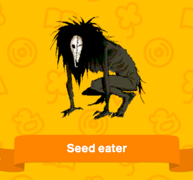 77_Natchan's tweet photo. Eyeless Jack also wanted a pet so I gave him Seed eater https://t.co/Hv7dJ2uLOF