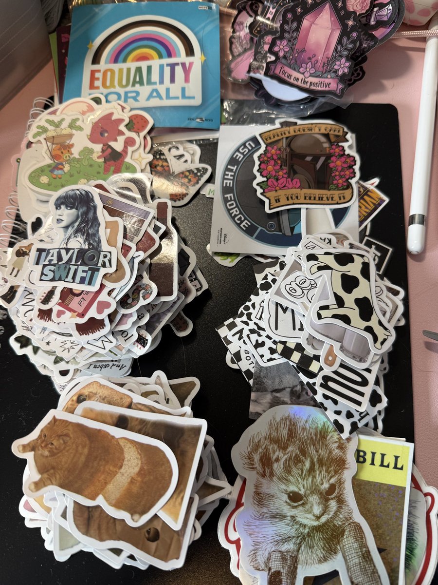 finally got a sticker book and i fear i may already need a second one