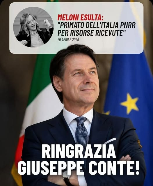 serebellardinel's tweet image. #Meloni dei @FratellidItalia  che avete delegato a governare l'#Italia,diceva che #PNRR fosse una truffa e si astenne durante la votazione! Ora #Meloni esulta, senza nemmeno ringraziare! Se #Conte non avesse portato i 209 miliardi in Italia, oggi #Italia sarebbe  in recessione!