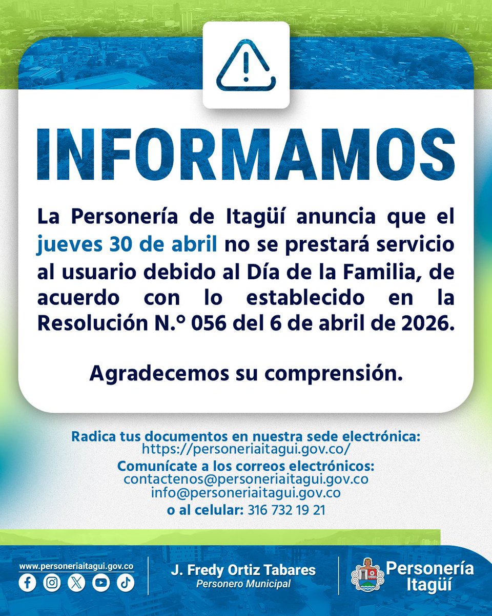 Personería de Itagüí tweet media