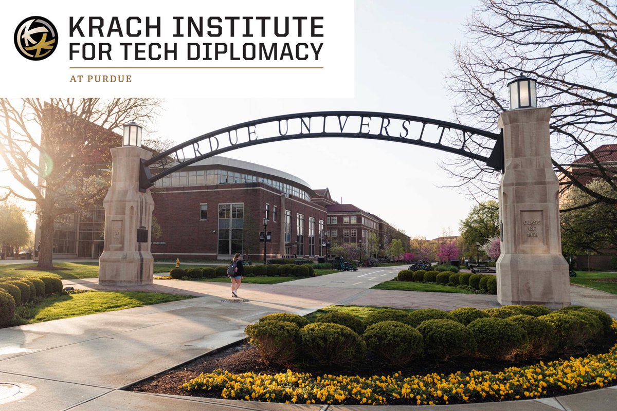 Krach Institute for Tech Diplomacy at Purdue tweet media