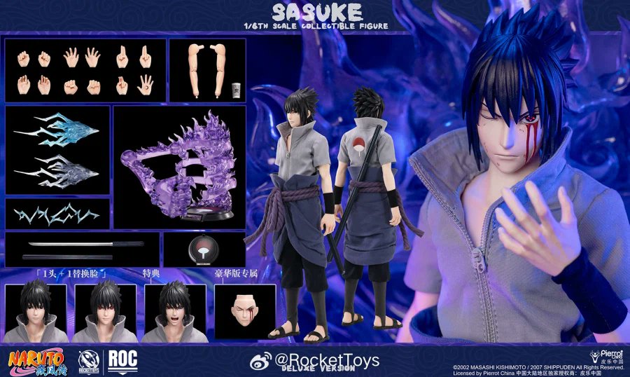GokinMr's tweet photo. Sasuke Uchiha da Naruto Shippuden di Rocket Toys https://t.co/E1FR93B9Ic #RocketToys #Naruto #actionfigures #ナルト疾風伝 #ペイン天道 #ペイン #天道佩恩 #NarutoShippuden #onesixthscale #onesixth #onesixthfigure #sixthscale #sixthscalefigure #anime #sasuke https://t.co/WiwNauvmdY